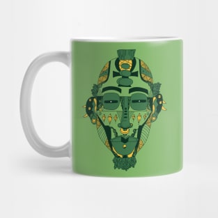 Forrest Green African Mask 5 Mug